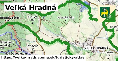 ikona Turistická mapa turisticky-atlas v velka-hradna