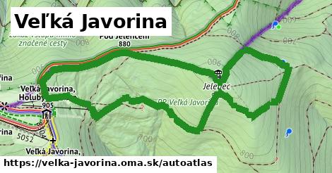 ikona Mapa autoatlas v velka-javorina