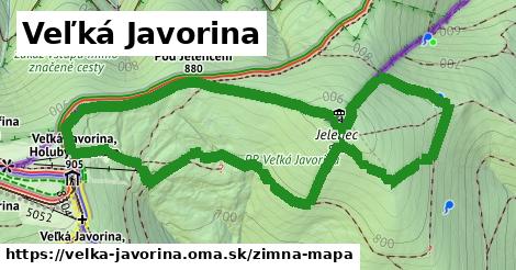 ikona Zimná mapa zimna-mapa v velka-javorina