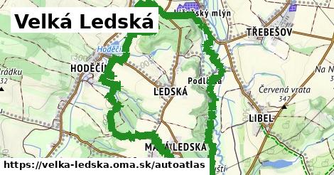 ikona Mapa autoatlas v velka-ledska