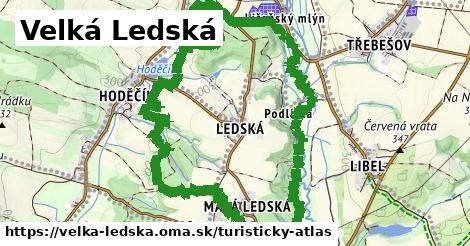 ikona Velká Ledská: 0 m trás turisticky-atlas v velka-ledska