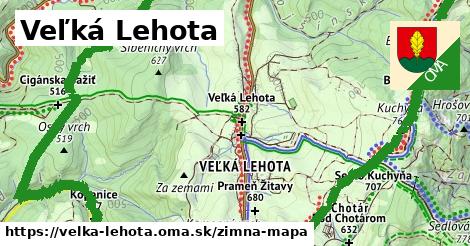 ikona Zimná mapa zimna-mapa v velka-lehota