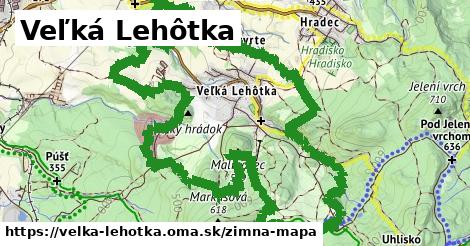 ikona Zimná mapa zimna-mapa v velka-lehotka