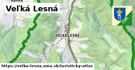 ikona Turistická mapa turisticky-atlas v velka-lesna