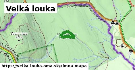 ikona Velká louka: 0 m trás zimna-mapa v velka-louka