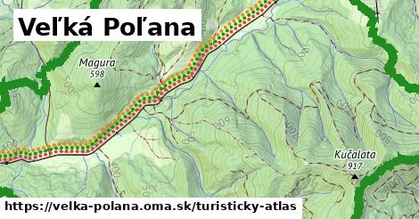 ikona Veľká Poľana: 0 m trás turisticky-atlas v velka-polana