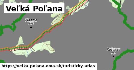 ikona Veľká Poľana: 0 m trás turisticky-atlas v velka-polana