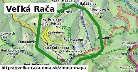 ikona Zimná mapa zimna-mapa v velka-raca