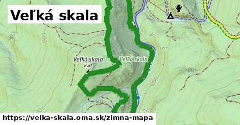 ikona Veľká skala: 0 m trás zimna-mapa v velka-skala