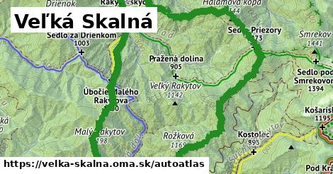 ikona Mapa autoatlas v velka-skalna