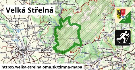 ikona Zimná mapa zimna-mapa v velka-strelna