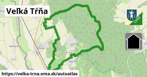 ikona Mapa autoatlas v velka-trna