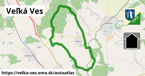 ikona Mapa autoatlas v velka-ves