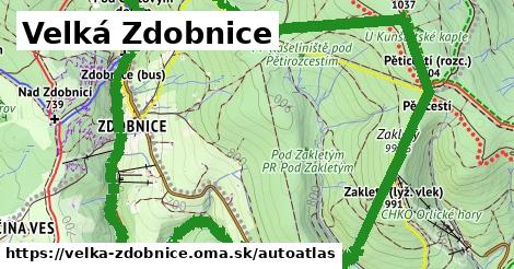 ikona Mapa autoatlas v velka-zdobnice