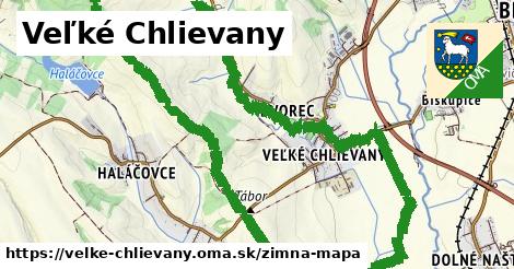 ikona Zimná mapa zimna-mapa v velke-chlievany