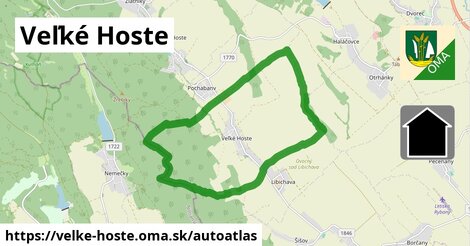 ikona Mapa autoatlas v velke-hoste