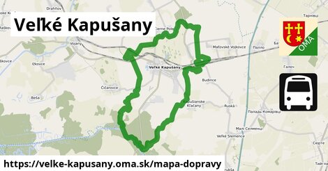 ikona Mapa dopravy mapa-dopravy v velke-kapusany