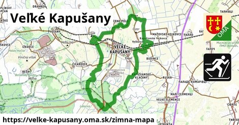 ikona Zimná mapa zimna-mapa v velke-kapusany