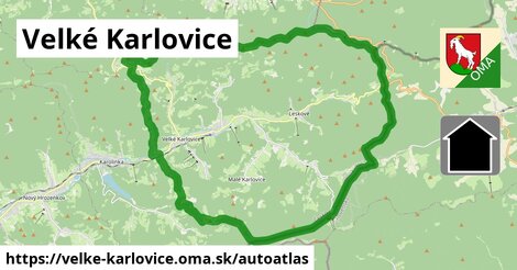 ikona Mapa autoatlas v velke-karlovice