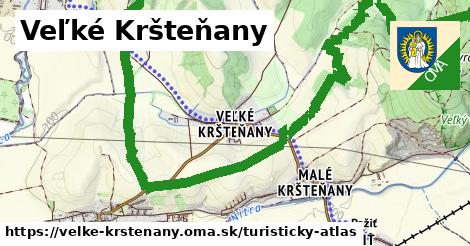 ikona Veľké Kršteňany: 0 m trás turisticky-atlas v velke-krstenany