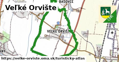 ikona Veľké Orvište: 0 m trás turisticky-atlas v velke-orviste