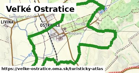 ikona Veľké Ostratice: 0 m trás turisticky-atlas v velke-ostratice