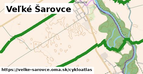 ikona Veľké Šarovce: 3,3 km trás cykloatlas v velke-sarovce