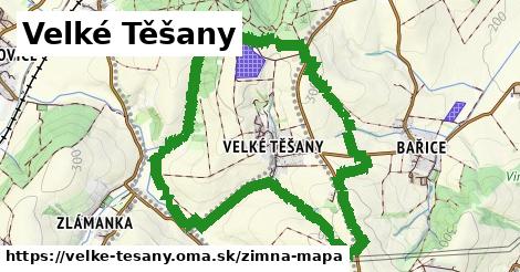 ikona Velké Těšany: 0 m trás zimna-mapa v velke-tesany