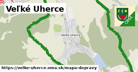 ikona Veľké Uherce: 5,5 km trás mapa-dopravy v velke-uherce
