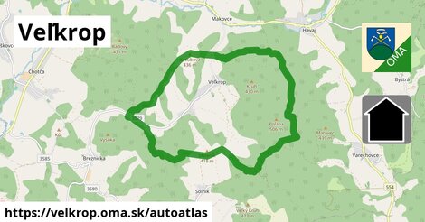 ikona Mapa autoatlas v velkrop