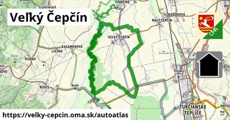 ikona Mapa autoatlas v velky-cepcin