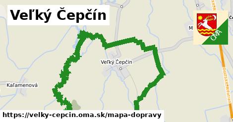 ikona Veľký Čepčín: 0 m trás mapa-dopravy v velky-cepcin