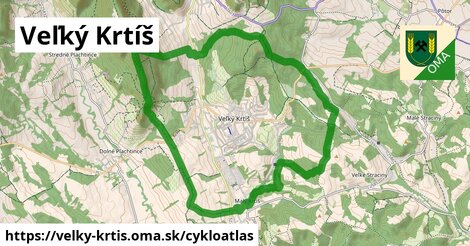 ikona Veľký Krtíš: 0 m trás cykloatlas v velky-krtis