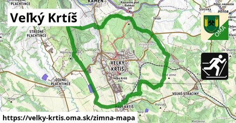 ikona Veľký Krtíš: 0 m trás zimna-mapa v velky-krtis