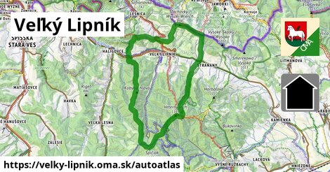 ikona Mapa autoatlas v velky-lipnik