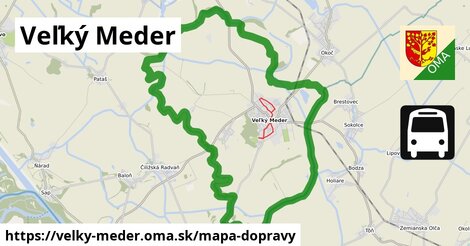 ikona Mapa dopravy mapa-dopravy v velky-meder