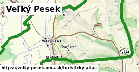 ikona Turistická mapa turisticky-atlas v velky-pesek