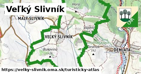 ikona Turistická mapa turisticky-atlas v velky-slivnik