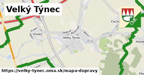 ikona Mapa dopravy mapa-dopravy v velky-tynec