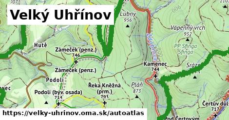 ikona Mapa autoatlas v velky-uhrinov