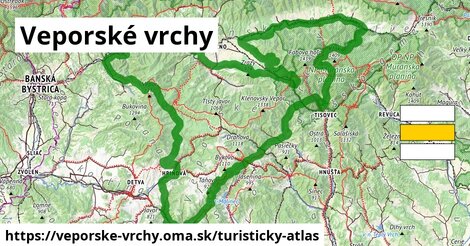 ikona Turistická mapa turisticky-atlas v veporske-vrchy