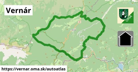 ikona Mapa autoatlas v vernar