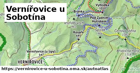 ikona Mapa autoatlas v vernirovice-u-sobotina