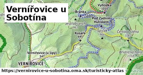 ikona Turistická mapa turisticky-atlas v vernirovice-u-sobotina