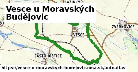 ikona Mapa autoatlas v vesce-u-moravskych-budejovic