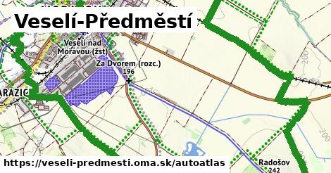 ikona Mapa autoatlas v veseli-predmesti