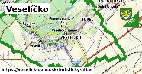 ikona Turistická mapa turisticky-atlas v veselicko