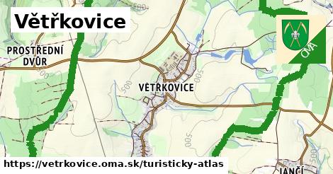 ikona Turistická mapa turisticky-atlas v vetrkovice