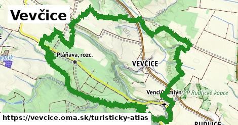 ikona Turistická mapa turisticky-atlas v vevcice