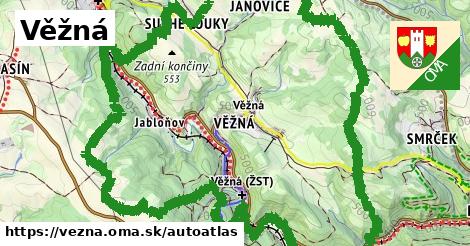 ikona Mapa autoatlas v vezna